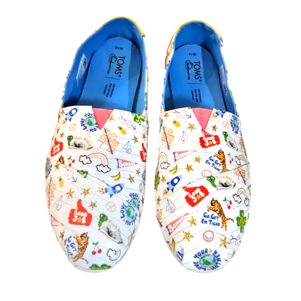 TOMS Colorful Print Shoes